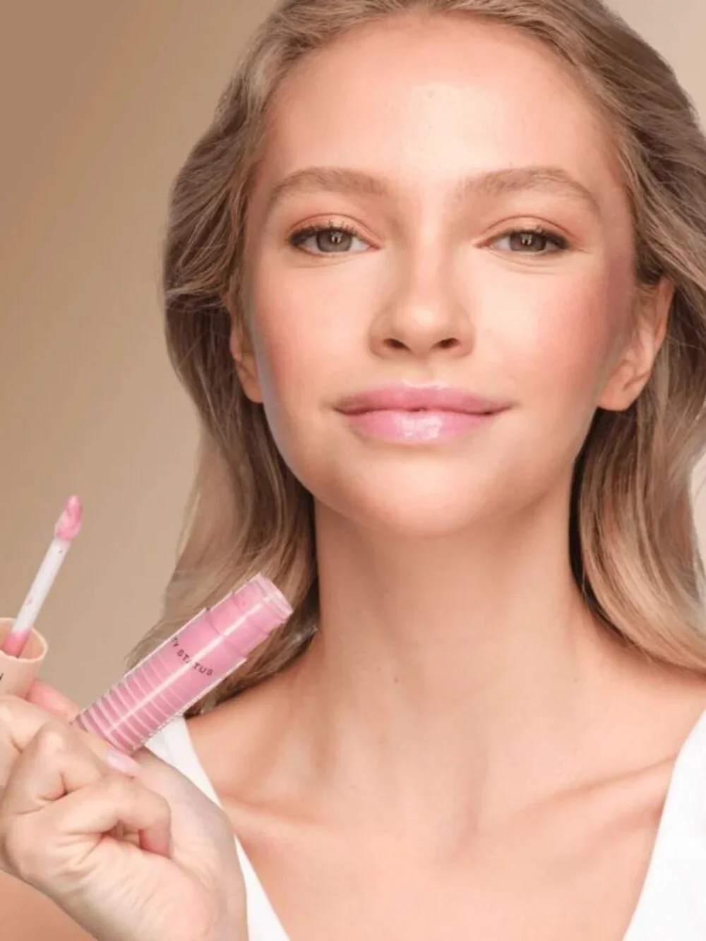 NEW! DIBS beauty- Go To Glossy Balm Lip Gloss Topper, 0.20 Ounce (Rock Candy)